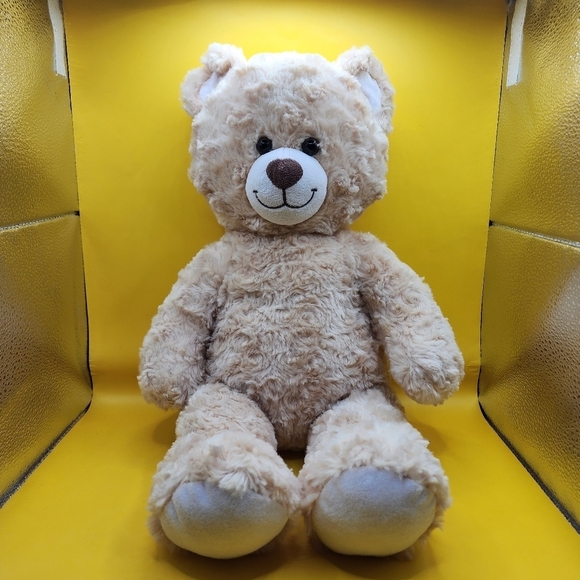 Build-A-Bear Other - 🧸 Build A Bear Happy Hugs Teddy Bear 2020 Stuffed Plush Animal 16" Beige Cream